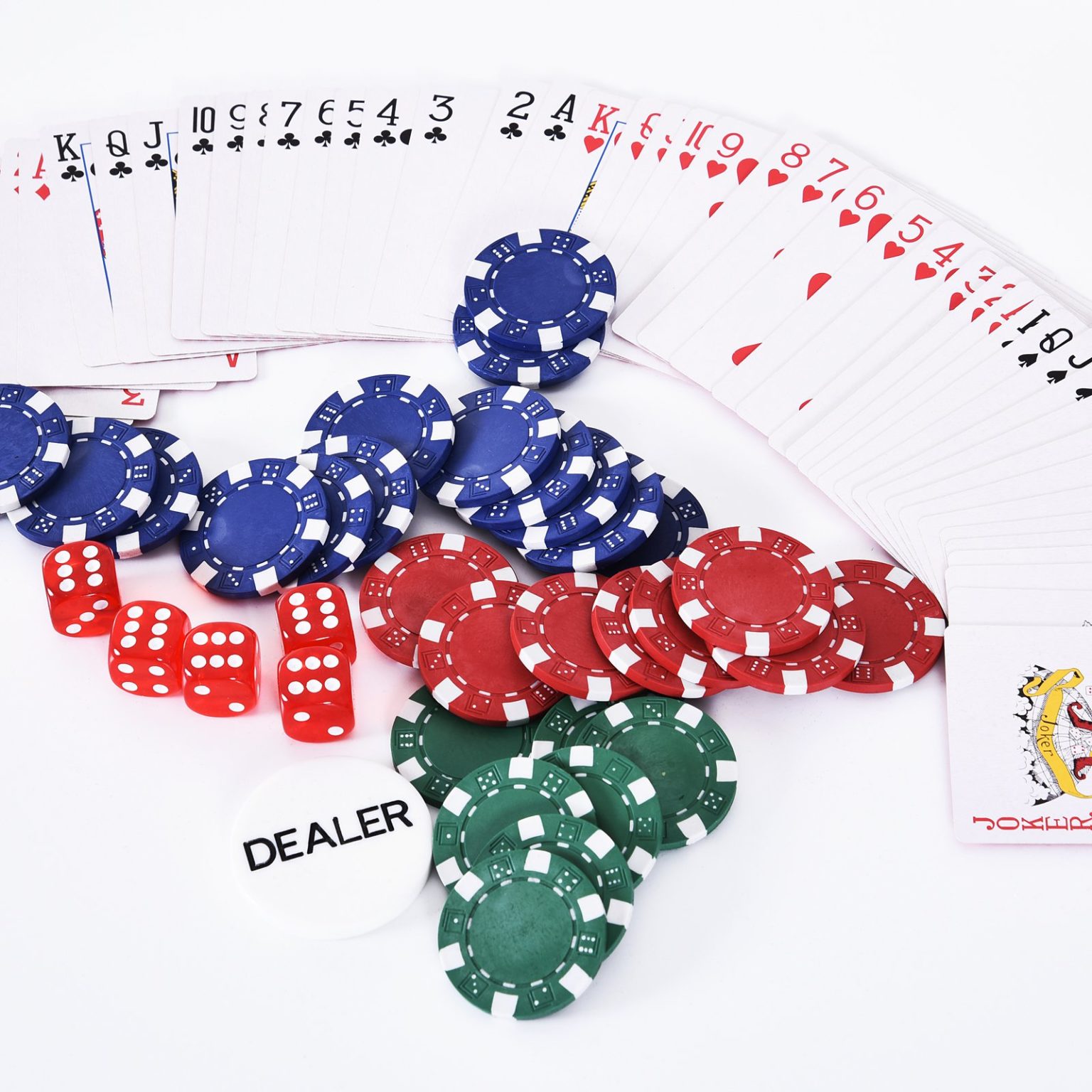 Juego de poker con fichas